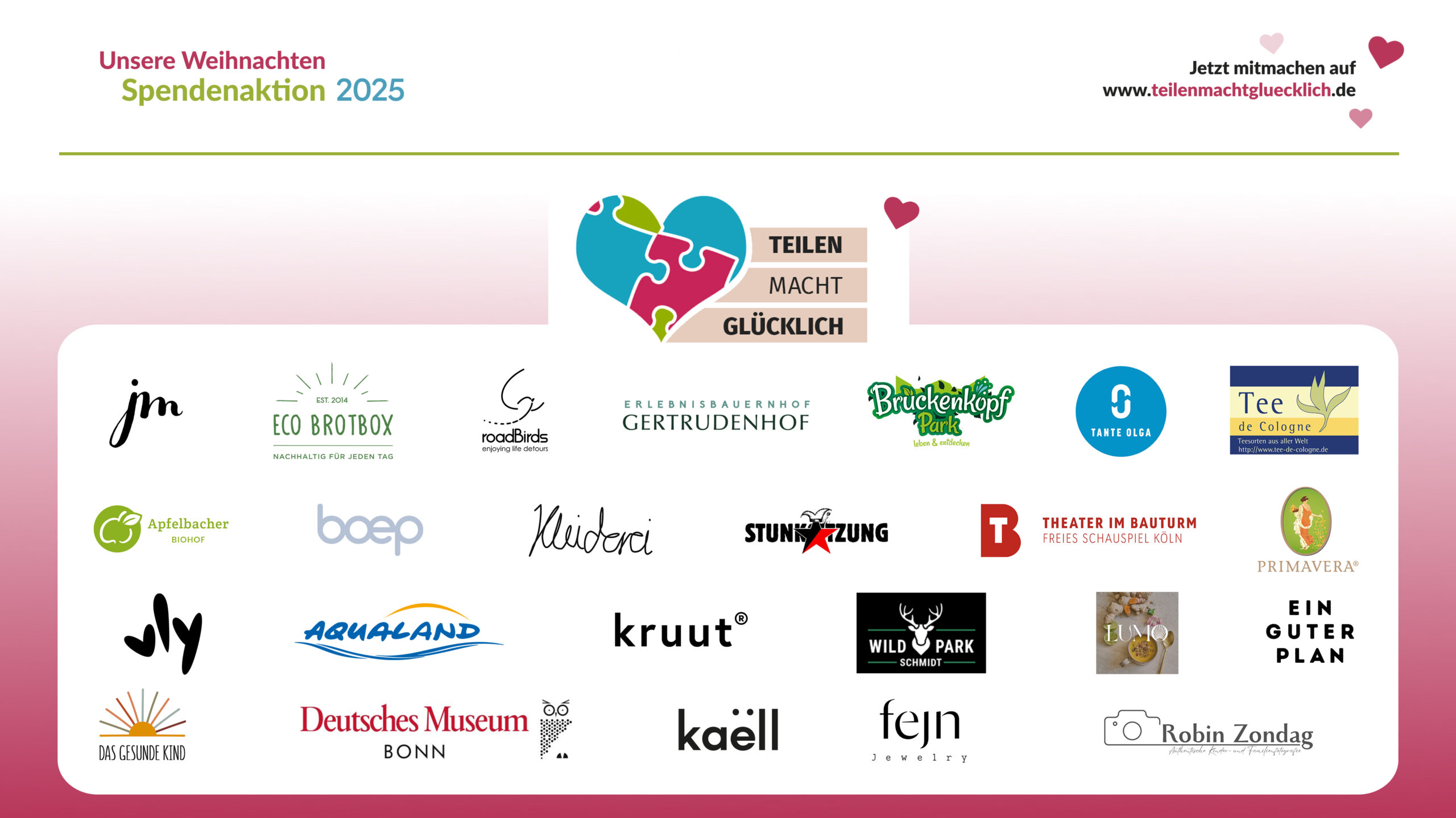 TeilenMachtGlücklich Adventskalender 2025